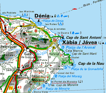 Como llegar a Denia