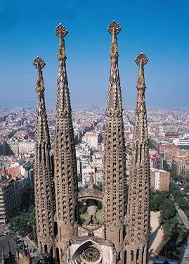 Barcelona, La Sagrada Familia de Gaud�